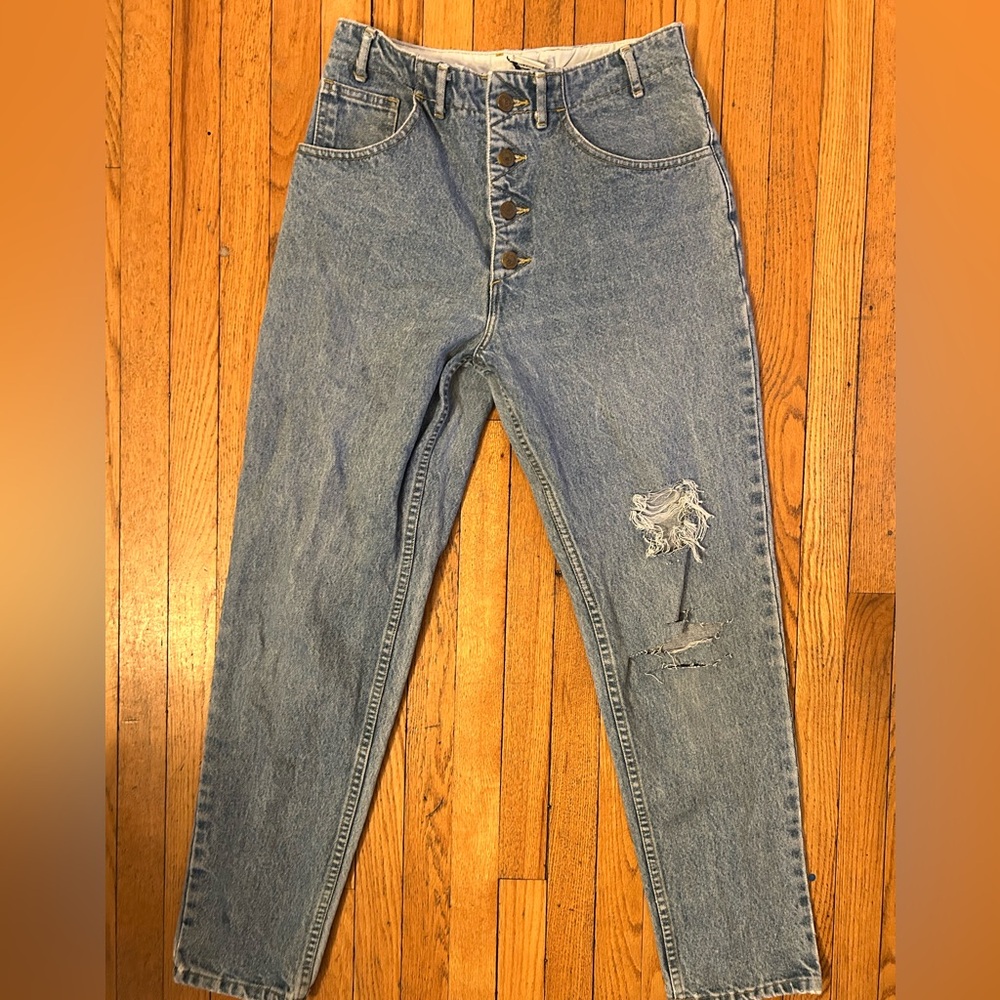 Vintage 90s Button Fly GUESS jeans, Size 29